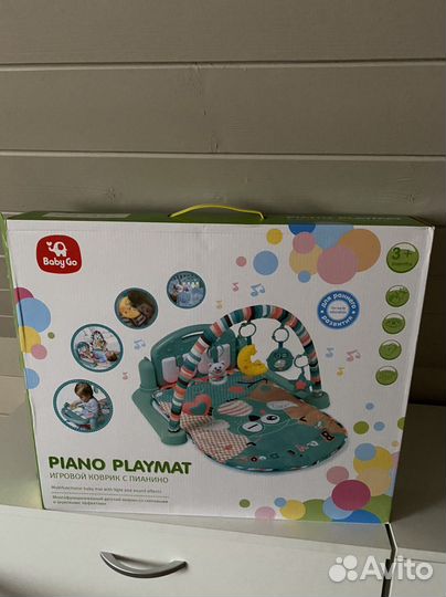 Игровой коврик с пианино