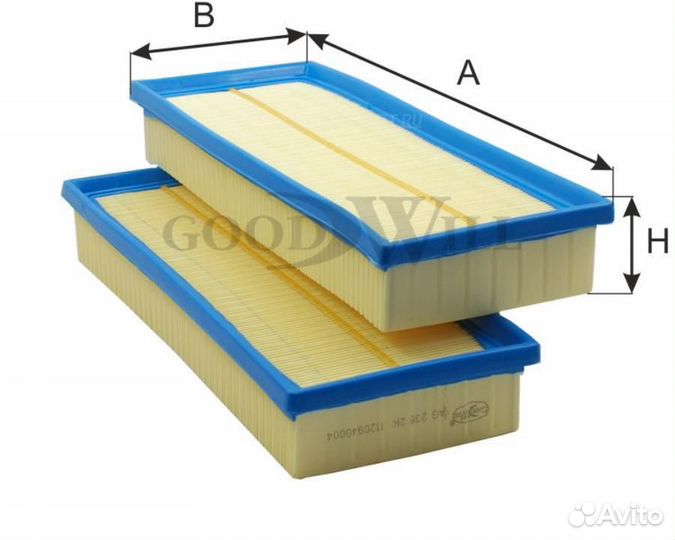 Goodwill AG 236 2K Фильтр воздушный