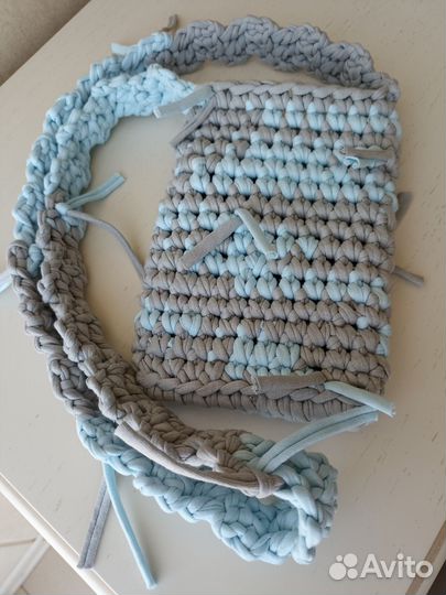 Сумка чехол для телефона вязаная ручная работа