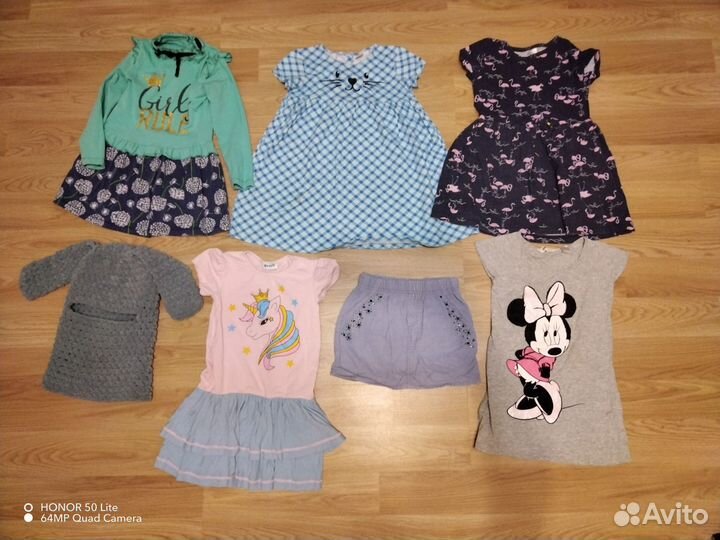 Вещи пакетом на девочку 110