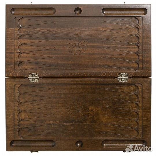 Нарды резные Темная луна 61 х 64 см бук Армения 62589