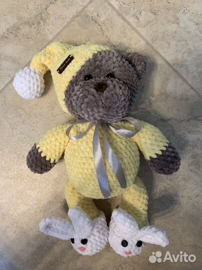 Мишка.Вязаные игрушки ручной работы