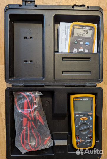 Fluke 1587t мегаомметр, мультиметр, термометр