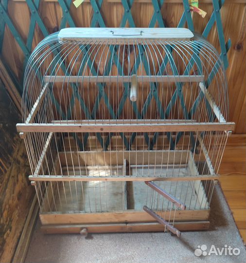Элегантная крепкая клетка для птиц