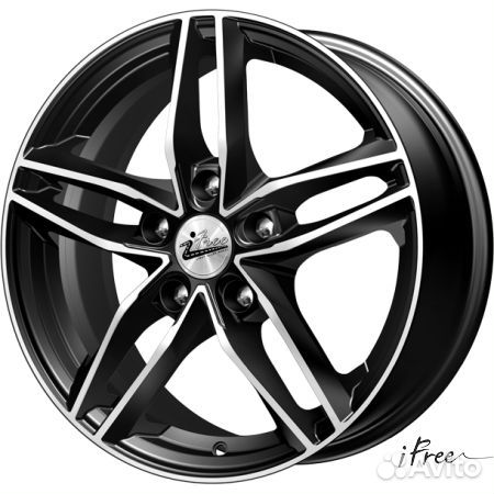 R16 5x114,3 6,5J ET45 D60,1 iFree Moskva Блэк-Джек