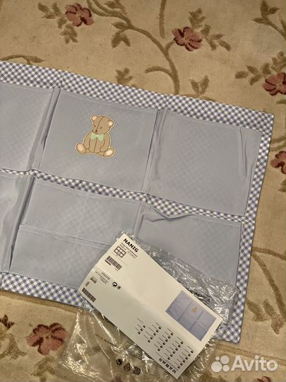 Подвесные карманы на детскую кроватку