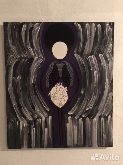 Картина акрил холст