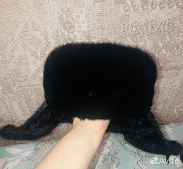 Норковая шапка мужская