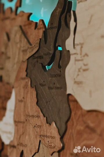 Настенная карта России