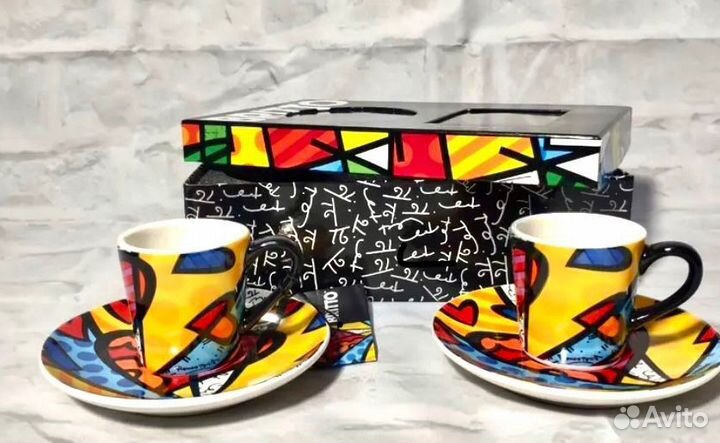 Кофейный набор от Romero Britto-Бритоо