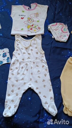 Детские вещи пакетом для девочки от 0 до 3 месяцев