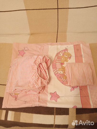 Постельное белье в детскую кроватку