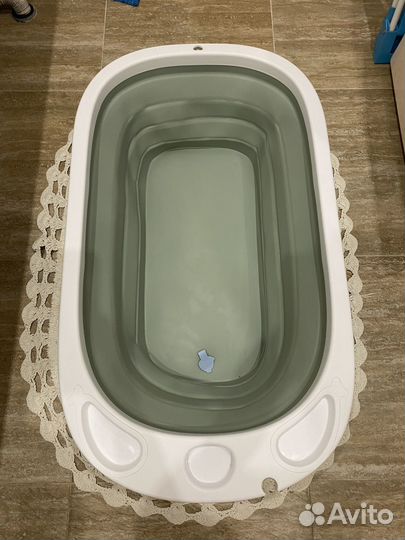 Ванночка для купания складная с матрасиком