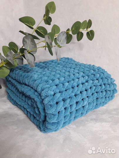 Детский вязанный плед