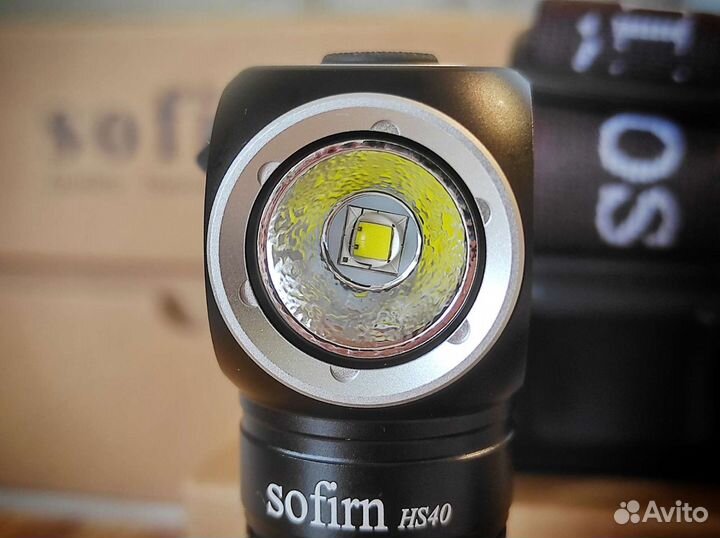 Фонарь налобный Sofirn HS40 с аккумулятором