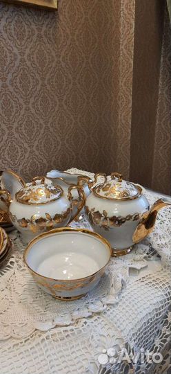 Чайный фарфоровый сервиз СССР