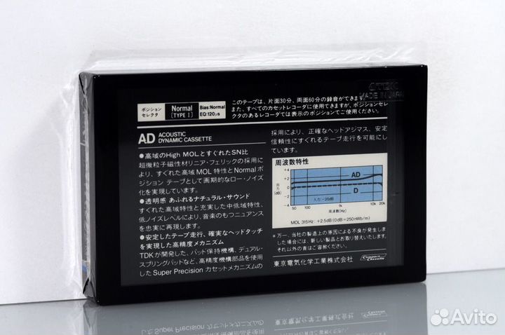 Аудиокассеты TDK AD 60 japan market (1562)