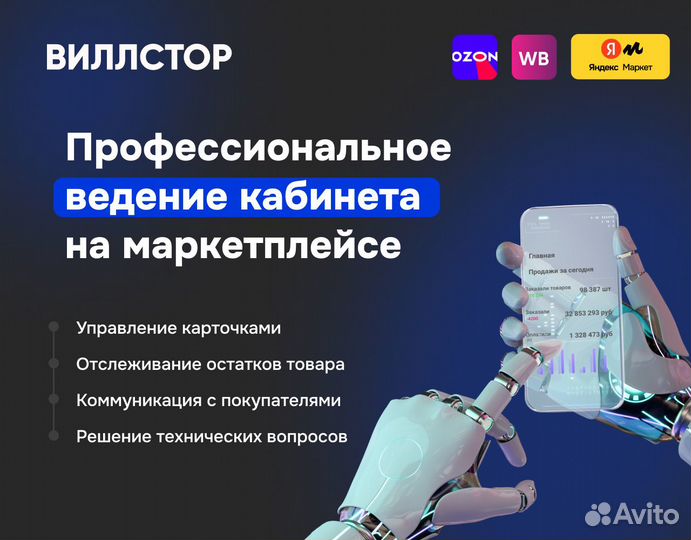 Введение кабинета на WB, Ozon