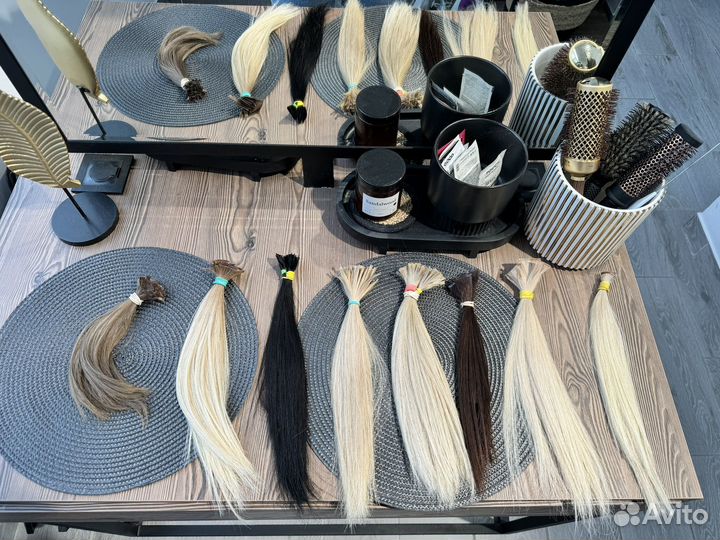 Наращивание волос модель