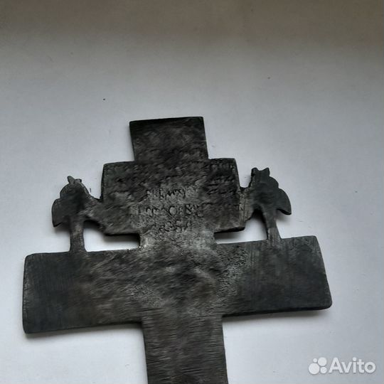 Антикварный киотный крест