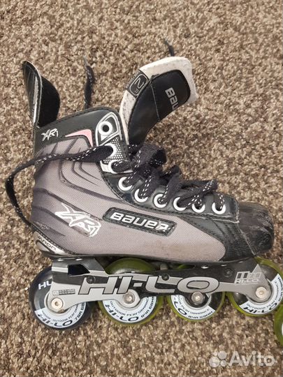Роликовые коньки хоккейные детские