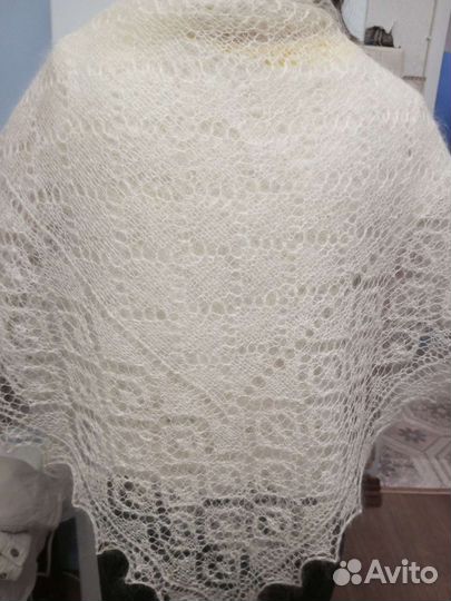 Платок-паутинка пуховый