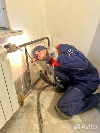 Услуги сварщика. Замена радиаторов отопления