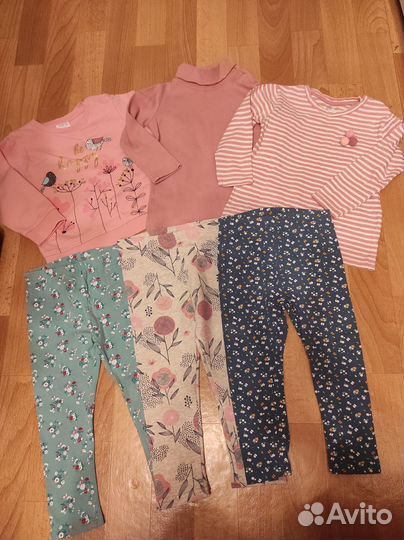 Вещи пакетом для девочки 86 92