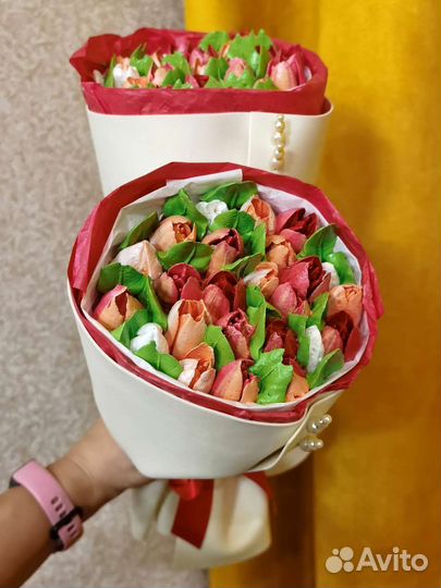 Цветы из зефира на заказ