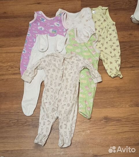 Вещи для новорожденных пакетом 56 62