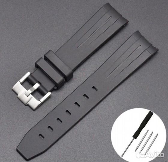 Ремешок каучуковый для часов Omega Swatch