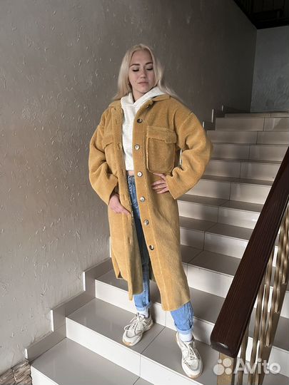 Шуба пальто чебурашка