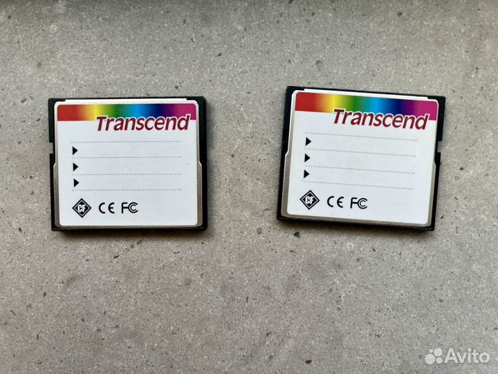 Карты памяти CF Transcend 8GB, 16GB
