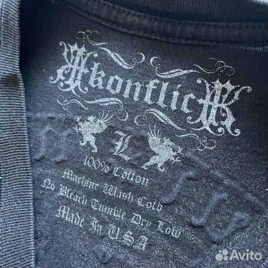 Футболка konflic by affliction