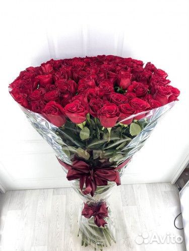 Метровые розы, 80,90,100 см
