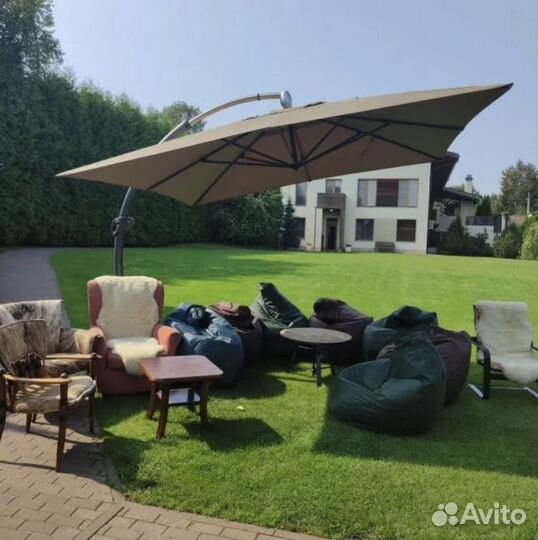 Уличный профессиональный зонт для дачи и сада