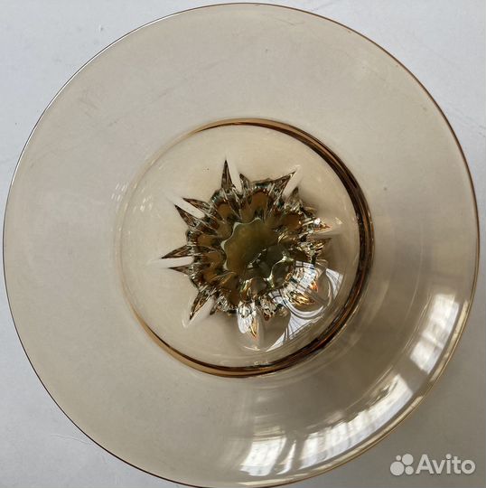 Ваза цветное стекло винтаж