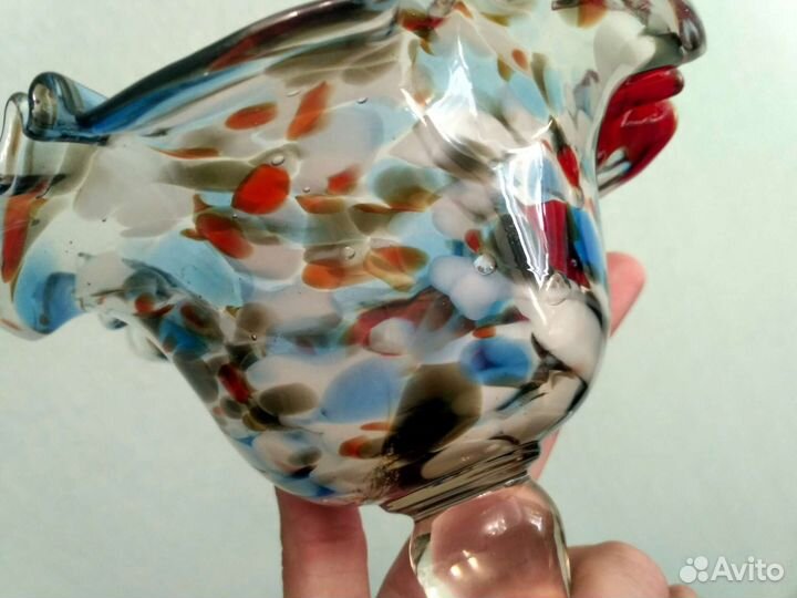 Ваза цветное стекло