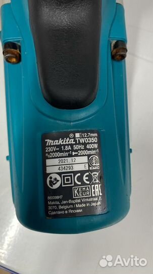 Сетевой гайковерт Makita TW0350 (то1178)