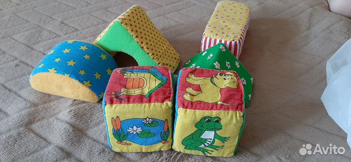 Кубики детские мягкие