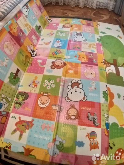 Детский коврик для ползания 180 200