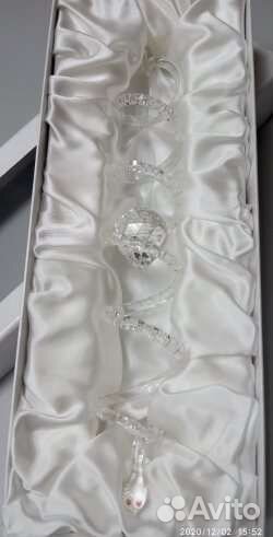 Спираль стекло+ чешский хрусталь