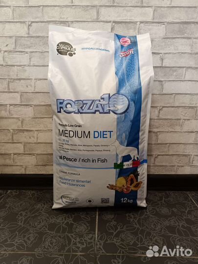 Корм для собак Forza 10 Medium Diet из рыбы 12 кг