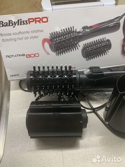 Фен щетка вращающаяся babyliss