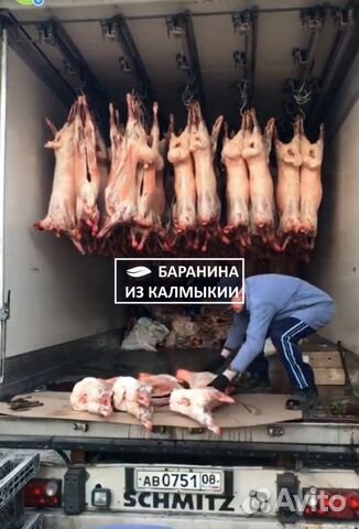 Баранина из Калмыкии (в наличии) полутуши