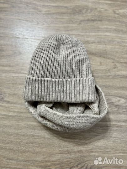 Женская зимняя шапка, снуд