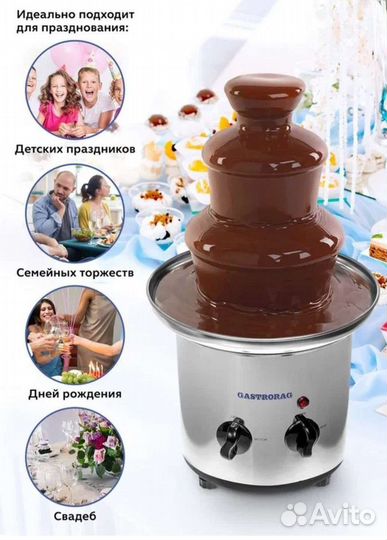 Фондю - шоколадный фонтан