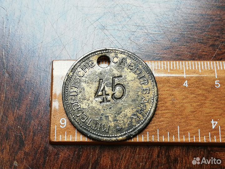 Жетон mitteldeutsche creditbank