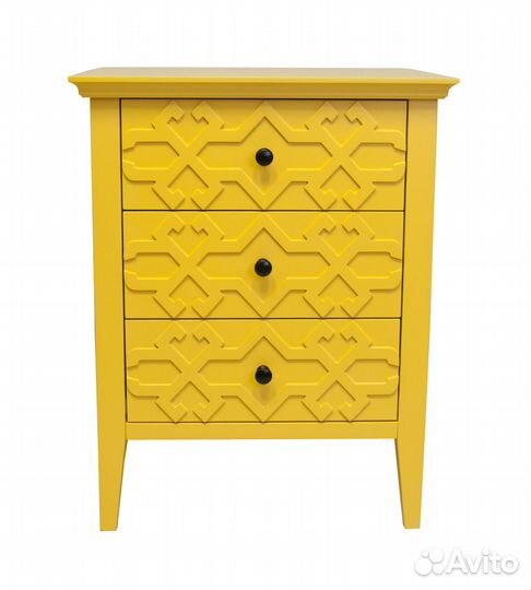 Желтая тумба Friz yellow современный классик