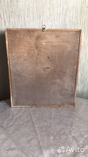 Икона Божией Матери Троеручица В киоте 19 век